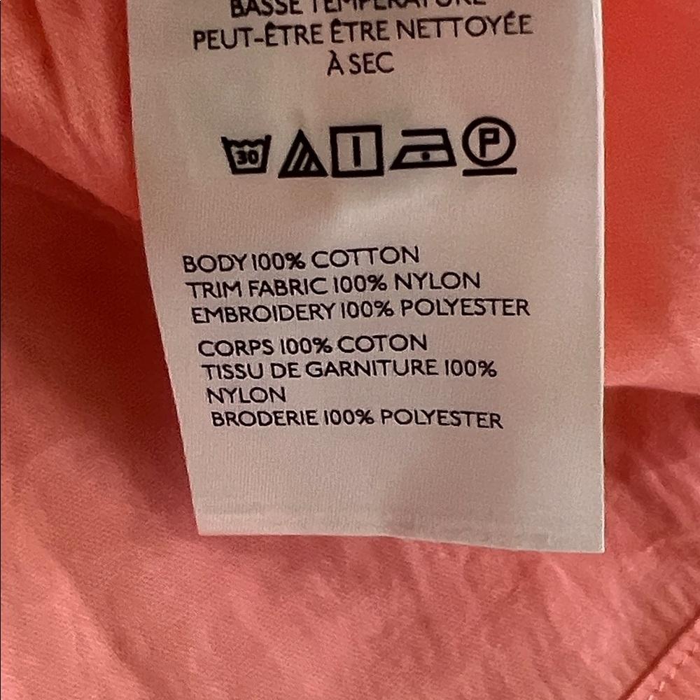 NEW Anthropologie Babydoll Lace Blouse Long Sleeve Sz Large Peach - Picture 10 of 11